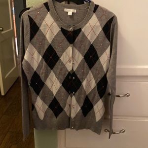 Women’s plaid cardigan